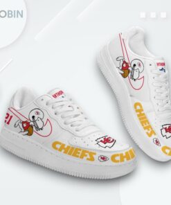 Personalized Snoopy Kansas City Chiefs Air Force 1 Low Top Shoes