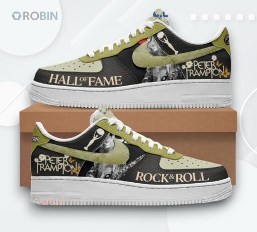Peter Frampton Rock & Roll Hall of Fame Air Force 1 Shoes   Unique Design