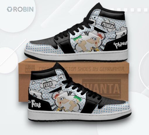 Phineas and Ferb Custom Sneakers – Cartoon Character Shoes