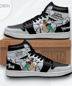 Phineas and Ferb Shoes – Dr. Doofenshmirtz vs Perry Custom Sneakers Phineas and Ferb Shoes – Dr. Doofenshmirtz vs Perry Custom Sneakers