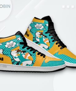 Phineas and Ferb Sneakers – Custom Perry the Platypus Shoes Phineas and Ferb Sneakers – Custom Perry the Platypus Shoes