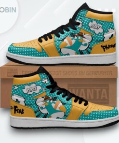 Phineas and Ferb Sneakers – Custom Perry the Platypus Shoes