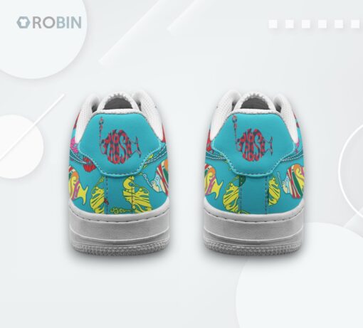 Phish Enjoy Myself Air Force 1 Shoes   Custom Printed Design