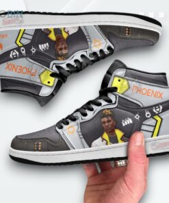 Phoenix Valorant Agent Jordan 1 High Sneakers For Gamer MN13 Phoenix Valorant Agent Jordan 1 High Sneakers For Gamer MN13