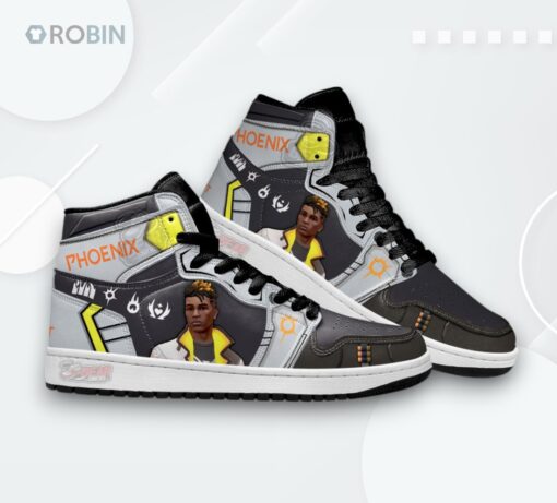 Phoenix Valorant Agent Jordan 1 High Sneakers For Gamer MN13