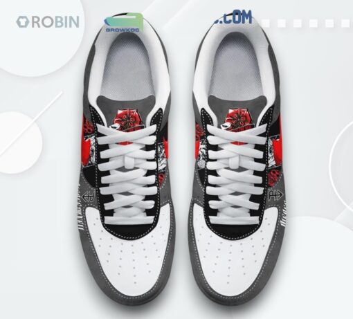 Pierce The Veil x For All Those Sleeping Air Force 1 Sneakers   Unique Graphic Design