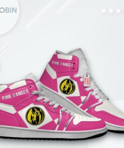 Pink Ranger Jordan 1 High – Custom Power Rangers Sneakers