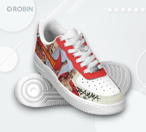 Pink Trauma Printed Air Force 1 Summer Carnival Shoes