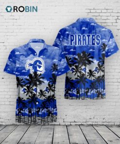 Pirates Palms Hawaiian Shirt –  Seton Hall Tropical NCAA Apparel