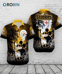 Pittsburgh Steelers Mickey Mouse Hawaiian Shirt –  Disney NFL Summer