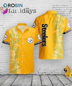 Pittsburgh Steelers Turtle Seaweed Hawaiian Shirt