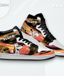 Pluto Silhouette Jordan 1 High – Custom Space Sneakers Pluto Silhouette Jordan 1 High – Custom Space Sneakers