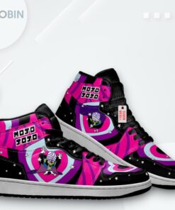 Powerpuff Girls Mojo Jojo Jordan 1 High Custom Sneakers Powerpuff Girls Mojo Jojo Jordan 1 High Custom Sneakers