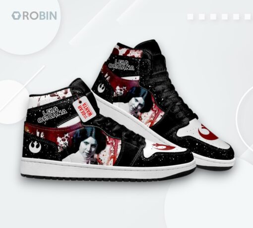 Princess Leia Star Wars Jordan 1 High – Custom Sneakers