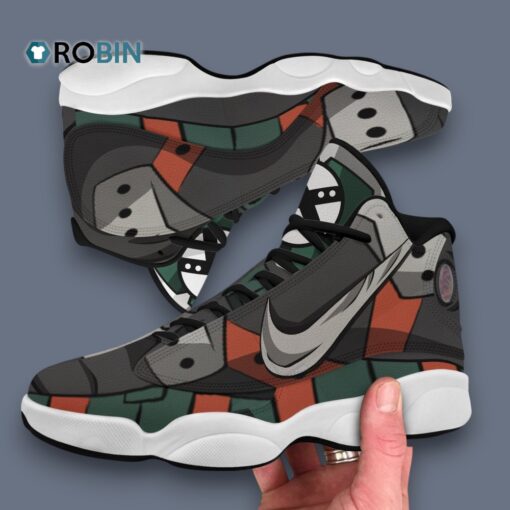 Printed Katsuki Bakugo Jordan 13 Sneakers – Stylish Anime Inspired Footwear