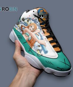 Printed Nami Jordan 13 Weather Skill Edition Sneakers for Trendy Style