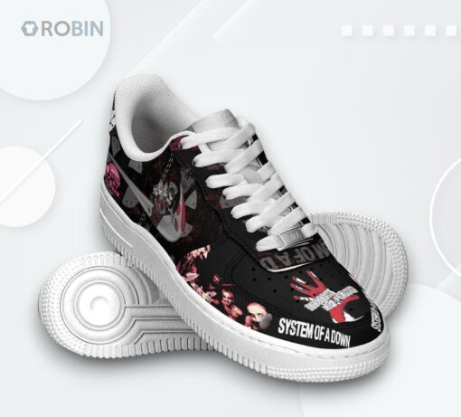 Prison Song Air Force 1 Shoes   System Of A Down Inspired Design