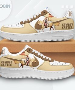 Queen Bey Cowboy Air Force 1 Shoes   Unique Beyonce Inspired Design