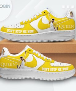Queen ‘Don’t Stop Me Now’ Air Force 1 Sneakers   Unique Graphic Design