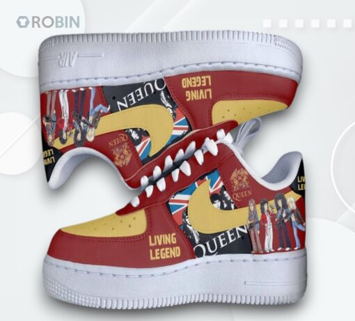 Queen Living Legend Christmas Air Force 1 Sneakers Holiday Design