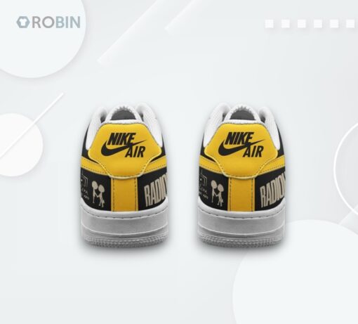 Radiohead Against Demons Graphic Air Force 1 Sneakers