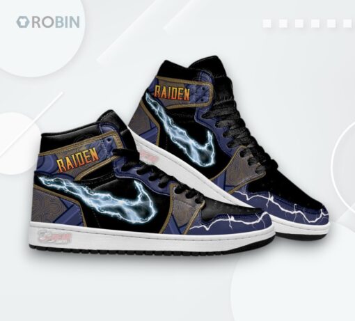 Raiden Mortal Kombat Air Jordan 1 High – Limited Edition Sneakers