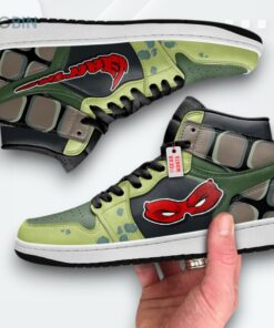 Raphael TMNT Sneakers – Jordan 1 High Teenage Mutant Ninja Turtles Mask Raphael TMNT Sneakers – Jordan 1 High Teenage Mutant Ninja Turtles Mask