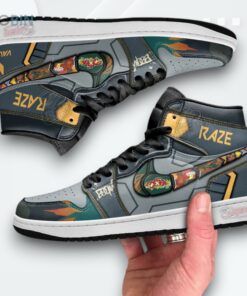 Raze Valorant Jordan 1 High – Gamer Sneakers – Custom Design Raze Valorant Jordan 1 High – Gamer Sneakers – Custom Design