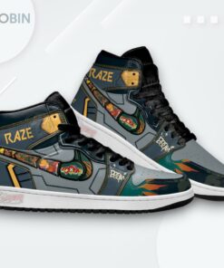 Raze Valorant Jordan 1 High – Gamer Sneakers – Custom Design Raze Valorant Jordan 1 High – Gamer Sneakers – Custom Design