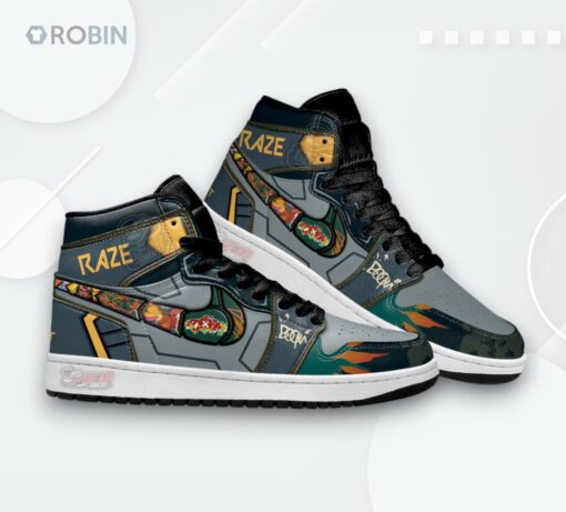 Raze Valorant Jordan 1 High – Gamer Sneakers – Custom Design