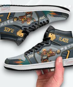 Raze Valorant Jordan 1 High Sneakers – Gamer Design MN13 Raze Valorant Jordan 1 High Sneakers – Gamer Design MN13