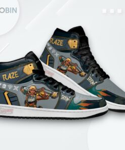 Raze Valorant Jordan 1 High Sneakers – Gamer Design MN13 Raze Valorant Jordan 1 High Sneakers – Gamer Design MN13