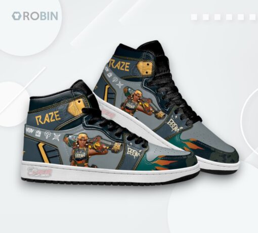 Raze Valorant Jordan 1 High Sneakers – Gamer Design MN13