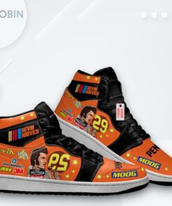 Reese’s #29 Jordan 1 High Sneakers – Kevin Harvick Custom Shoes Reese’s #29 Jordan 1 High Sneakers – Kevin Harvick Custom Shoes