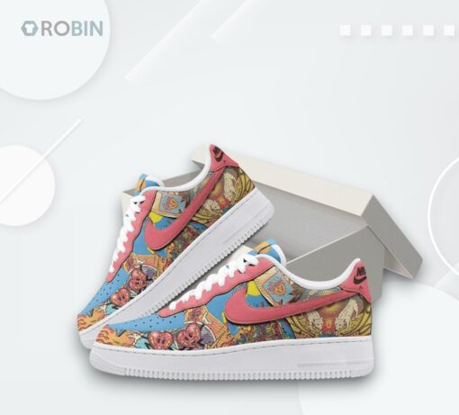 Revivalists Tour Air Force 1 Shoes   Unique Printed Design