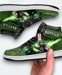 Reptile Kombat Jordan 1 High – Custom Sneaker Art Reptile Kombat Jordan 1 High – Custom Sneaker Art