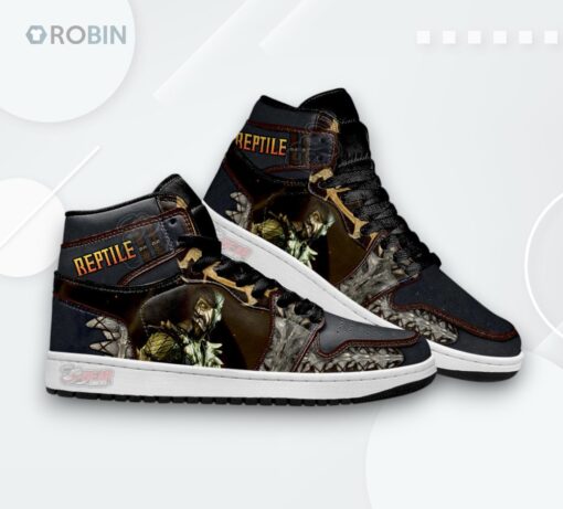 Reptile Kombat Sneakers – Custom High Top Shoes