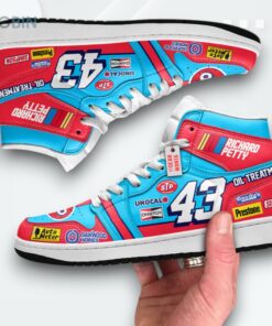 Richard Petty Jordan 1 High – #43 NASCAR Custom Sneakers Richard Petty Jordan 1 High – #43 NASCAR Custom Sneakers