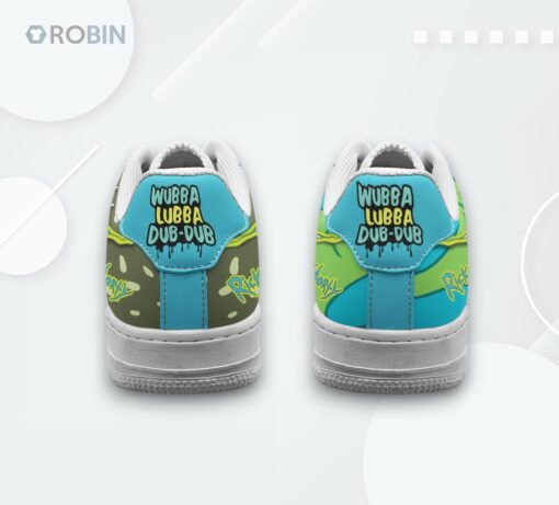 Rick and Morty Air Force 1 Shoes   Rick Sanchez & Morty Jr. Graphic Design