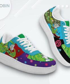Rick and Morty Air Force 1 Shoes   Rick Sanchez & Morty Jr. Graphic Design