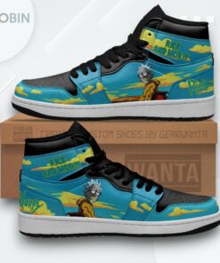 Rick & Morty Breaking Bad Jordan 1 High – Custom Sneakers Rick & Morty Breaking Bad Jordan 1 High – Custom Sneakers