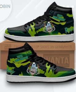 Rick & Morty Zelda Jordan 1 High – Custom Sneaker Art Rick & Morty Zelda Jordan 1 High – Custom Sneaker Art