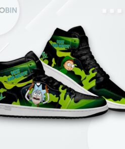 Rick & Morty Zelda Jordan 1 High – Custom Sneaker Art Rick & Morty Zelda Jordan 1 High – Custom Sneaker Art