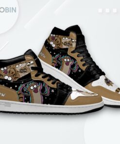 Rigby Jordan 1 High – Regular Show Cartoon Sneakers Rigby Jordan 1 High – Regular Show Cartoon Sneakers