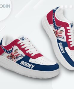 Rocky Balboa Italian Print Air Force 1 Sneakers   Fan Edition