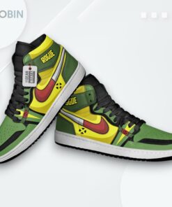 Rogue Jordan 1 High Sneakers Movies X Men Custom Shoes_8225 Rogue Jordan 1 High Sneakers Movies X Men Custom Shoes_8225