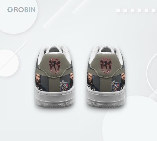 Roman Reigns ‘Head of The Table’ Grey Air Force 1 Sneakers