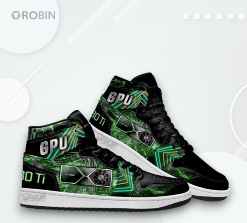 RTX 3080 Gaming Shoes – Jordan 1 High Sneaker Fan Gift