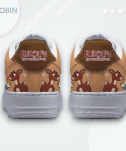 Rudolph The Red Nosed Reindeer Christmas Air Force 1 Sneakers