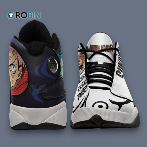 Ryomen Sukuna & Yuji Itadori Jordan 13 Sneakers – Unique Anime Design